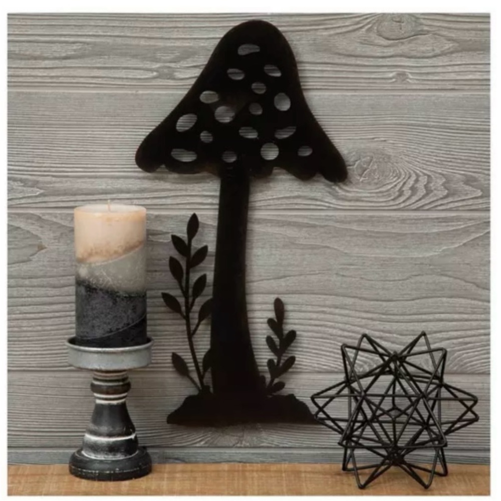 Mushroom Metal Wall Decor